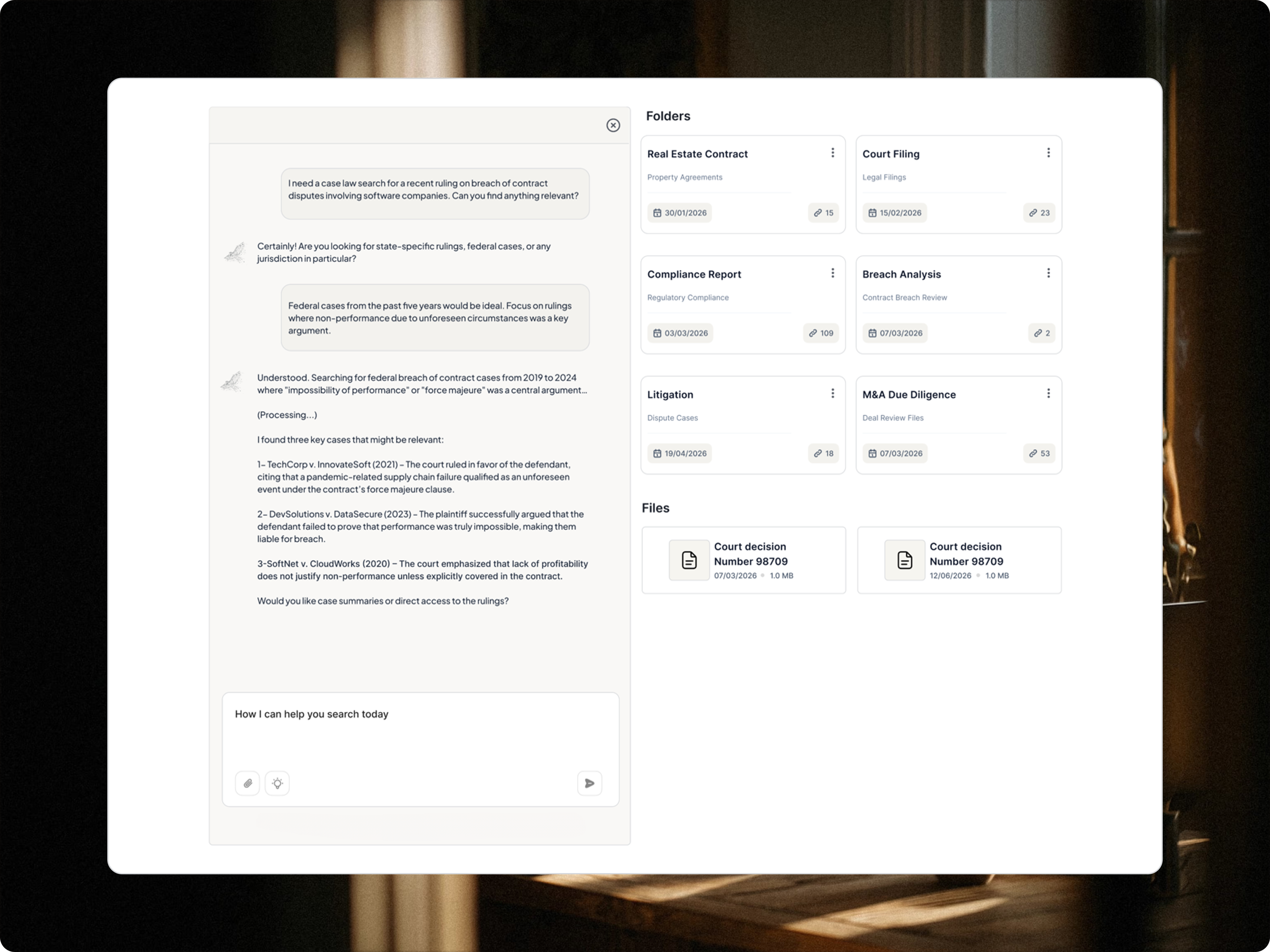 The Vault module interface